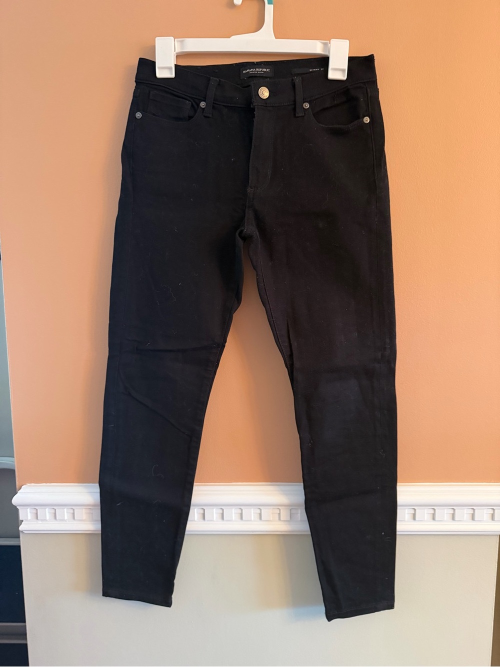Banana Republic Black Skinny Jeans - Premium Denim